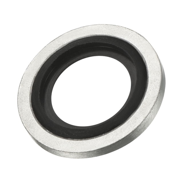 Unique Bargains Rondelles d'Étanchéité en Acier au Carbone G1/4 en Caoutchouc Nitrile Lié, Lot de 5
