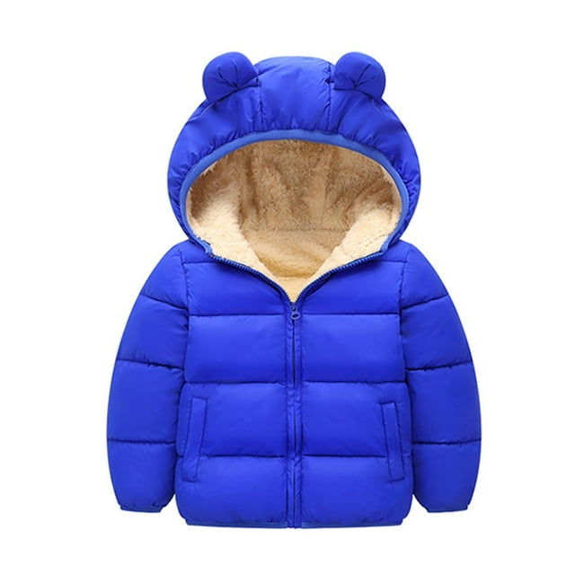 Ketyyh-chn99 Veste Complète Sherpa pour Fille