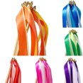 thumbnail image 2 of Bangcool 50PCS Ruban Baguettes Ruban Coloré Décoratif Bâtons Faveurs Fête de Mariage, 2 of 2