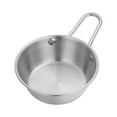 thumbnail image 1 of Dvkptbk A Plates Cooking Snack Seasoning Bowl with Handle, Golden Rice Bowl, Hot and Cold Wine Bowl, Stainless Steel Rice Wine Bowl Kitchen Gadgets, 1 of 2