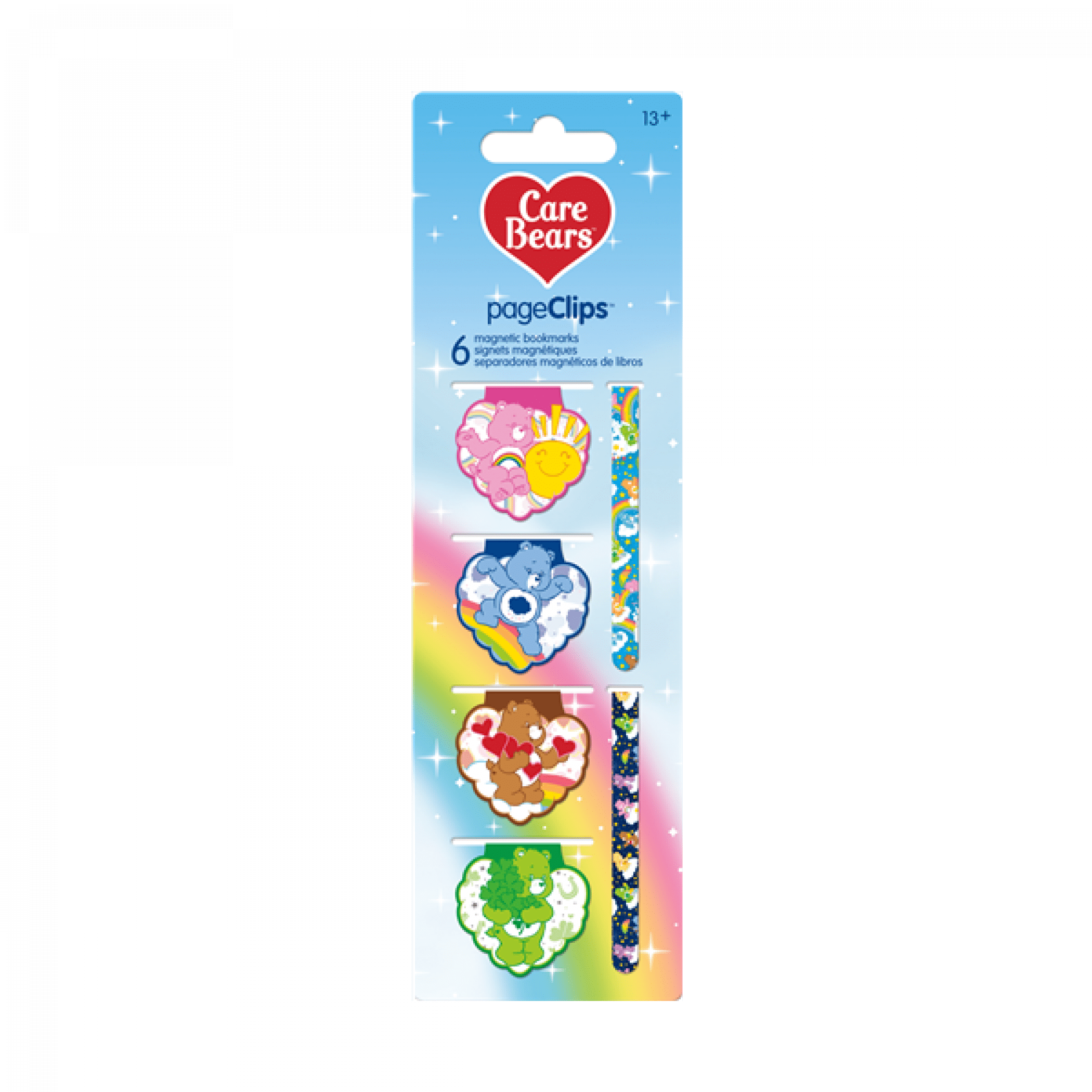 Care Bears Pinces de Page Magnétiques, Lot de 6