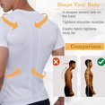 thumbnail image 3 of Men's Compression Shirt Short Sleeve Sports T-Shirt Training Shirt Elastic Quick-Drying Running Shirt, 3 of 7