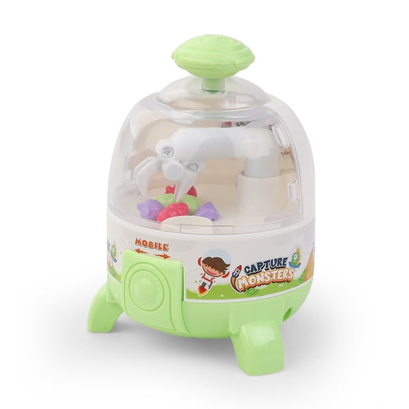 Jeu de Pinces Fusée Mini Vert Jouet Interactif Portatif pour Enfants Style Arcade Attrape Compétence Défi 4,13 Pouces Casse-Tête de Voyage Portable Cadeau Garçons Filles Vert
