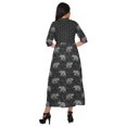 thumbnail image 4 of Moomaya Robe Kurti Longue à Manches Courtes Imprimée, Tunique Ligne A, Haut Indien pour Femmes, 4 of 5