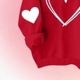 thumbnail image 2 of Wo-Fusoul Chandail à Capuchon de la Saint-Valentin pour Enfants, Manches Longues Doublé en Molleton Coupe Ample Décontracté à Imprimé Col Rond, pour Garçons et Filles de 1 à 13 Ans, 2 of 5