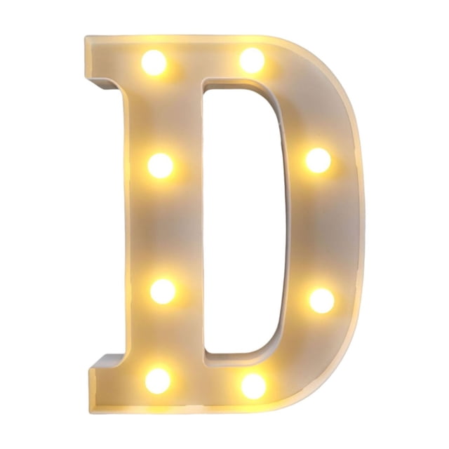 RXIRUCGD Letters Lights Alphabet Lamp LED Letter Lighting Letter Light Illuminated Letters Night Lights Decoration For Birthday Party Wedding Children’s Room