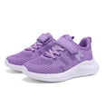 thumbnail image 2 of MIASHUI Chaussures pour Enfants Fille Espadrilles Confortables pour Extérieur École Course Marche Voyage Espadrilles, Violet Pâle, 12, 2 of 8