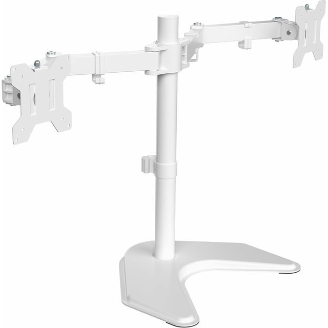 Dual LED LCD Monitor Standing Desk Stand for Screens up to HeavyDuty Fully Adjustable Arms with Max VESA xmm