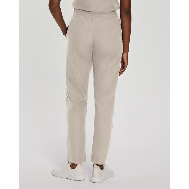 Landau Essentials Pantalon d'Uniforme à 2 Poches pour Femmes : Coupe Classique et Décontractée, Taille Élastique 8320