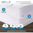 thumbnail image 4 of Premium Bamboo Mattress Protector - Waterproof Ultra Soft Breathable Mattress Cover for Comfort and Protection - (90*200+30cm）, 4 of 5