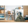 thumbnail image 2 of Ahgly Company Tapis d'Intérieur Lavable en Machine Carré Transitionnel Vert Dollar, 5 Pieds Carré, 2 of 7