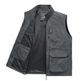 thumbnail image 1 of Grrvtrz Mens Outdoor Work Photo Cargo Safari Fishing Travel Vest Jacket Multi Pockets, 1 of 8
