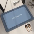 thumbnail image 1 of Bath Rug- Super Absorbent Quick Dry- Rubber Backing Non Slip-Washable Bathroom Floor Mats-Shower Rug For In Front Of Bathtub-Shower Room -16x24-, 1 of 6