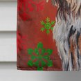 thumbnail image 4 of Carolines Treasures SC9756CHF Otterhound Flocons de Neige Rouge Vacances Drapeau Toile Maison Taille, 4 of 4