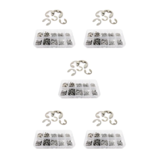 Langgg 580pcs/set Affordable Washer - Durable And Secure Retainer At Affordable Price Wide Application silver 5Set