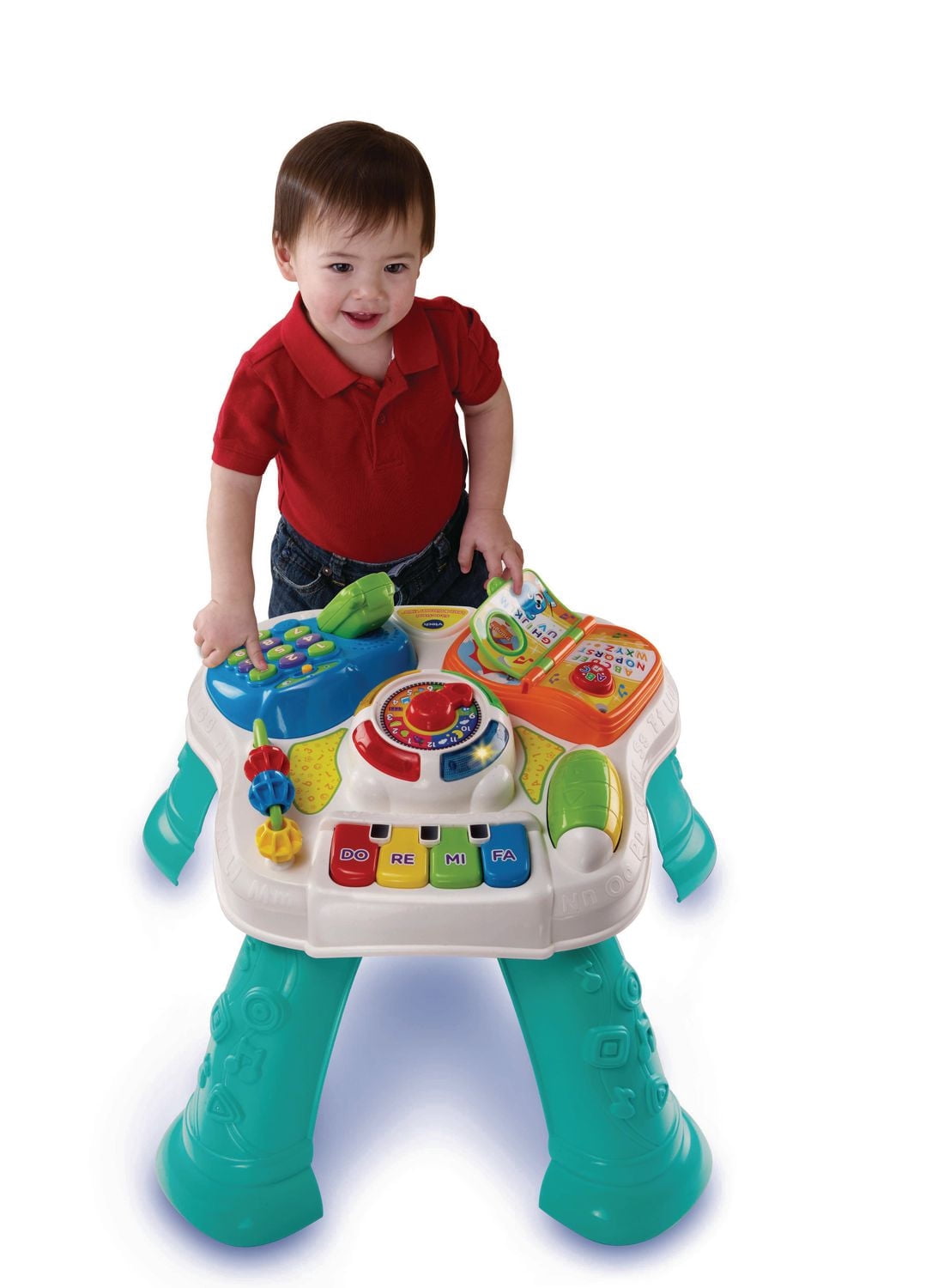 VTech Table d’éveil parlante 2 en 1 - Jouet d'éveil pour bébé - Exclusif à Walmart - Version anglaise