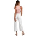 thumbnail image 2 of SAYOO Women Fashion Solid Color Tank Top Stylish Sleeveless Crop Top, 2 of 5
