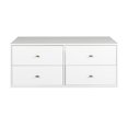 thumbnail image 4 of Prepac Floating 4-Drawer Dresser, White, 4 of 9