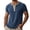 Navy-short sleeve, variant on YFNNUP Mens Tshirts Henley Short Sleeve Shirts Stretch Basic Top Casual Lightweight Button Up Tops White L