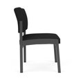 thumbnail image 4 of Fauteuil d'Appoint Sans Accoudoirs Lenox en Acier pour Réception / Acier Charbon / Noir, 4 of 5