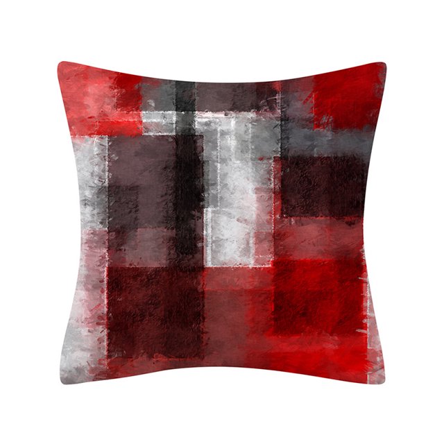 2 Pcs Taie d'Oreiller Abstraite Housse de Coussin Canapé Siège, 45*45cm #40