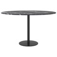 thumbnail image 2 of vidaXL Table Top Black ?70x0.8 cm Tempered Glass with Marble Design, 2 of 3