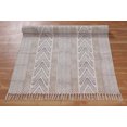 thumbnail image 3 of Casavani Traditional Dining room Cotton Rug, Brown 3x5 Ft, 3 of 6