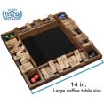 thumbnail image 3 of WE Games 4 Player Shut The Box Dice Game Solid Hardwood Walnut Stained 14 in., 3 of 10