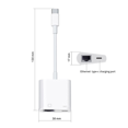 thumbnail image 4 of 10X Type C OTG Ethernet Adapter USB C to RJ45 Ethernet LAN Wired Network Converter 100Mbs for Type C Mobile Phone Tablet, 4 of 8