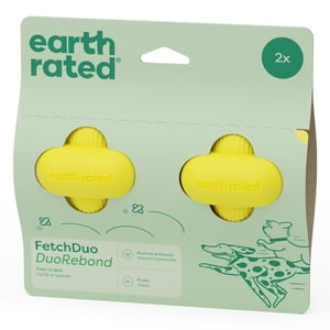 Earth Rated FetchDuo Dog Toy, Floating, Bouncing Fetch Balls for Dogs, 2-pack
