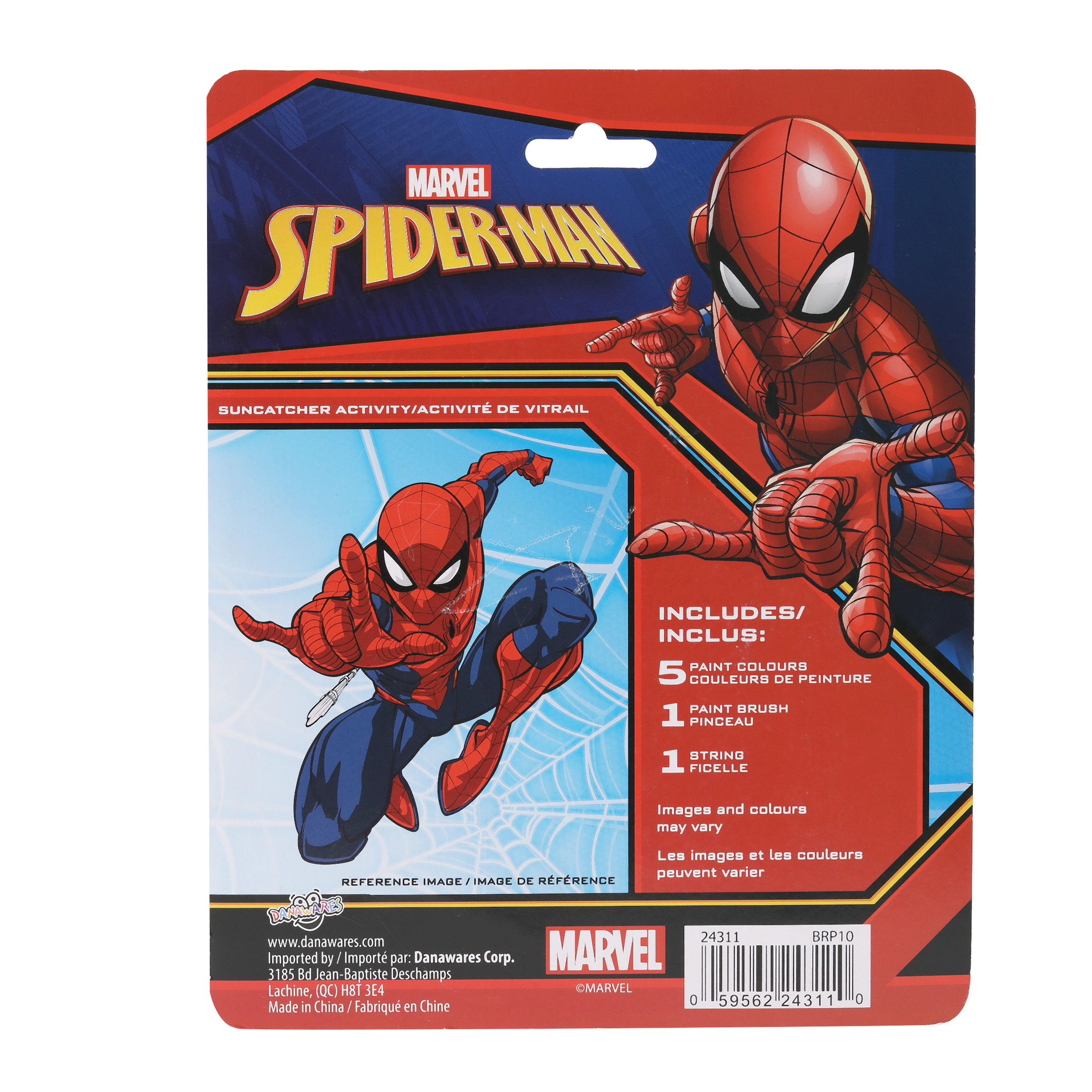 Spider-Man Paint Your Own Suncatcher Craft Kit for Kids