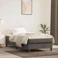 thumbnail image 1 of vidaXL Cadre de Lit Gris Foncé 100x203 cm Grand Lit Simple Velours, 1 of 5