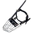 thumbnail image 2 of Outdor Metal Wire Muzzle For Medium And Large Dogs Adjustable Muzzle With Strap Training And Muzzle, 2 of 6