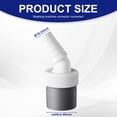 thumbnail image 2 of Product Classification Plumbing Fittings Product Title Washing Machine Drain Adapter Dishwasher And Washing Machine Drain Adapter Double Connection Y With For Pipe Diameter 40 Mm And Inlet Diameter 18, 2 of 7