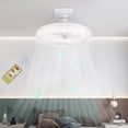 thumbnail image 4 of Dvkptbk Fan Light Ceiling Fan with Lights Enclosed Low Fan Light Ceiling Light with Fan Hidden Fan Delier with Remote Control Fans, 4 of 9