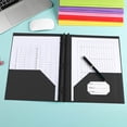 thumbnail image 2 of Yhmxh Plastic Folders With Pockets Heavy Duty Pocket Folders Letter Size File Folders For Documents Office School, 2 of 3