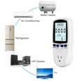 thumbnail image 4 of HURRISE Electricity Usage Monitor Power Meter Plug,Power Energy Usage Meter Watt Volt Amps KWH Consumption Analyzer, 4 of 8