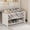 C, variant on RKSTN 4 Tier Shoe Rack Organizer for Closet, Narrow Sturdy Shoe Storage Shelf, Long Shoe Shelves for Sneaker and Boot Stackable Free Standing Shoe Rack for Entryway, Garage, Small Spaces, Dorm