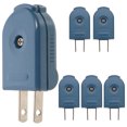 thumbnail image 4 of 6 Pcs Prise Électrique Mâle Embout de Remplacement 125v 10a Prise Rotative Prise Us, 4 of 5
