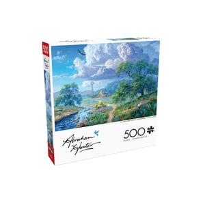 Buffalo Games Hill Country Été 500-Piece Puzzle d'entrelacement pour adultes 14-99 ans