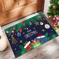 thumbnail image 1 of Tapis de Porte de Noël Extérieur - Tapis de Porte avant de Noël Durable Paillasson de Noël - Tapis de Bienvenue de Noël Extérieur - Tapis de Porte avant de Noël Extérieur (16x24 Po), 1 of 1