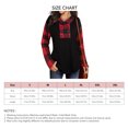 thumbnail image 4 of Splicing Sweatshirt, Pullover Women Top Hooded Polyester Fiber  For Autumn Outfit, 4 of 6