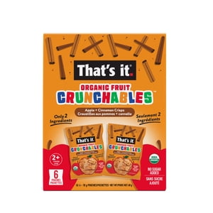 That's it. Organic Apple Cinnamon Crunchables 6ct 10g
