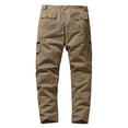 thumbnail image 3 of cllios Men's Slim Fit Cargo Pants Big and Tall Multi Pockets Work Pants Waterproof Hiking Trousers Ripstop Tactical Pants Lightweight Work Pants Daily Deals, 3 of 6