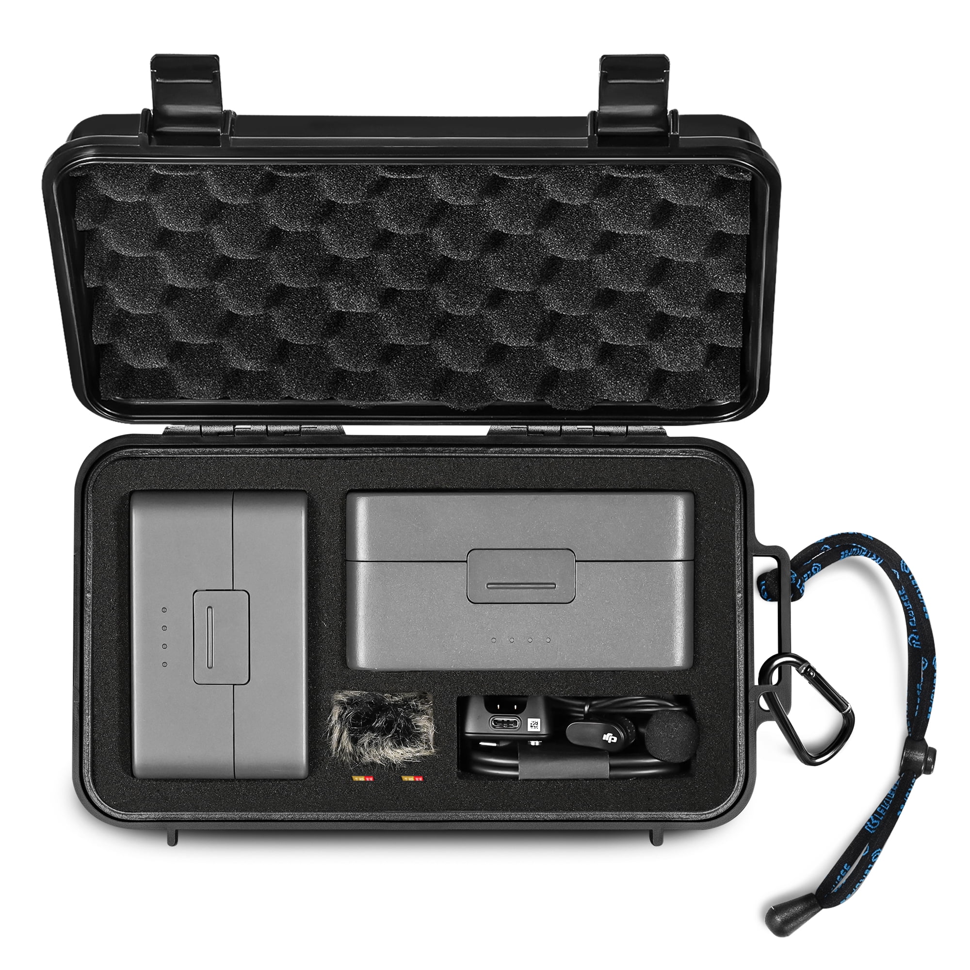 Lekufee Travel Waterproof Hard Case for DJI Mic Mini, DJI Mic 2
