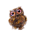 thumbnail image 3 of GUOOL Desktop Decoration Collection Small Owl Sculpture for Bookshelf Indoor Table brown, 3 of 9