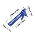thumbnail image 3 of Caulking Gun 12.38 in Aluminum Alloy and Stainless Steel Manual Dispenser for Glazing Sealants and Caulk Cartridges, 3 of 9
