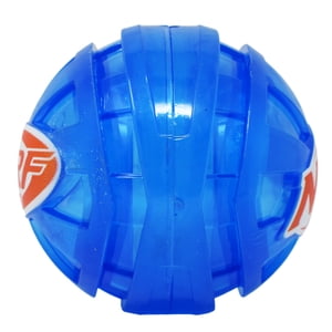 Nerf Dog Ridged LED and Squeak TPR Ball Dog Toy, 4"