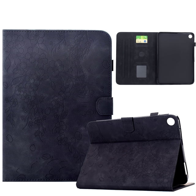 FOXDOCK Tablet Case for Samsung Galaxy Tab A11 with Card Slots, Stand Function, Full Protection Floral Folio Cover