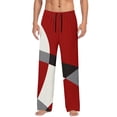 thumbnail image 1 of Weiqiqre Mens Cargo Pants Bottoms Elastic Waist Drawstring Fallow Sleep Lounge Pants,Size S, 1 of 4